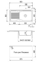 Кухонная мойка Plados Harmony DB09910 UG90 Opal White фото №2 — интернет-магазин Desire.md