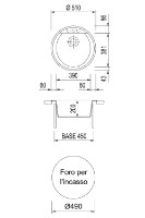 Кухонная мойка Plados Harmony NK05110 UM41 Aluminium фото №2 — интернет-магазин Desire.md