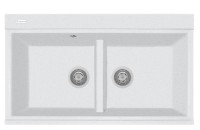 Кухонная мойка Plados Lux LX8620 UG90 Opal White
