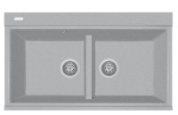 Кухонная мойка Plados Lux LX8620 UM41 Aluminium фото №1 — интернет-магазин Desire.md