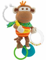 Jucărie pentru pătuturi si carucioare Chicco Monkey with Vibration "Multiactive" (00907.00)