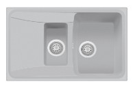 Кухонная мойка Plados Roxana HR0791 UM41 Aluminium