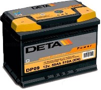 Автомобильный аккумулятор Deta DB450 Power