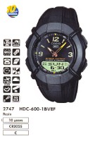 Ceas de mână Casio HDC-600-1B