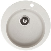 Chiuvetă de bucătărie Aquasanita Helika Clarus SR100 Alba