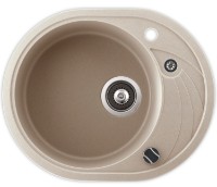 Chiuvetă de bucătărie Aquasanita Helika Clarus SR102 Beige