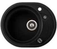Кухонная мойка Aquasanita Helika Clarus SR102 Black metallic