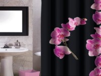 Занавеска для ванной MSV Orchid (41060)