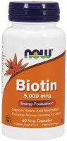 Витамины NOW Biotin 60cap