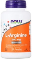 Аминокислоты NOW L-Arginine 500mg 100cap