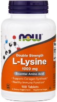 Аминокислоты NOW L-Lysine 1000mg 100tab