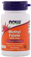 Пищевая добавка NOW Methyl Folate 90tab