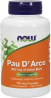Витамины NOW Pau D'Arco 500mg 100cap