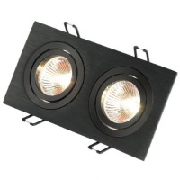 Встраиваемый светильник Lampardi LP956-2  2x50w Black