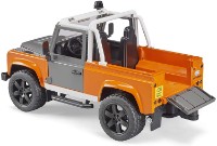 Mașină Bruder Land Rover Defender cu remorca incorporata (02591)