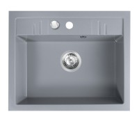Кухонная мойка Ferro DRGM1/48/58GA 580x480mm Gray (12002)  фото №1 — интернет-магазин Desire.md