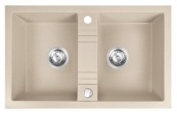 Chiuvetă de bucătărie Ferro DRGM2/48/78SA 780x480mm Sand (04989)