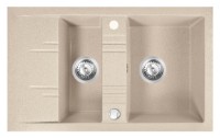 Chiuvetă de bucătărie Ferro DRGM3/48/79SA 790x480mm Sand (04451)  imaginea #1 — magazin online Desire.md