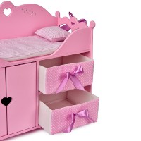Кроватка Манюня Diamond Princess Pink (72319)