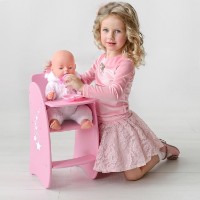 Scaun pentru bebelusi Манюня Diamond Star Pink (74319)