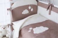 Lenjerie de pat pentru copii Perina Bambino Cappuccino (BB3-01.5)
