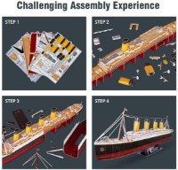 Puzzle 3D-constructor CubicFun Titanic Led (L521h)