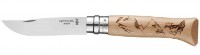 Нож Opinel Stainless Steel Engraving Hiking N08