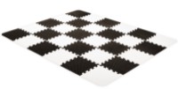 Covoraş-puzzle Kinderkraft Luno Black/White