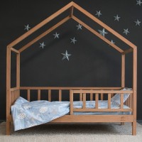 Детская кровать BabyTime Rustical House Natural