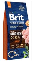 Сухой корм для собак Brit Premium By Nature Sport Active 15kg