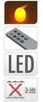 Lumânare Holland LED 3pcs (33006)