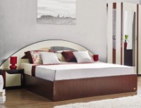Кровать Ambianta Inter-2 + 2 Bedside Table Wenge