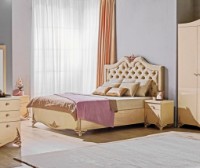 Кровать Ambianta King 1.6m Cream