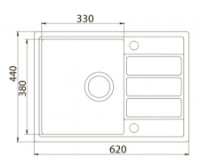 Chiuvetă de bucătărie Aquasanita Helika Eco-2 Sand imaginea #2 — magazin online Desire.md