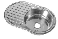 Кухонная мойка Becky 77 50 0.6 BK EPL Right