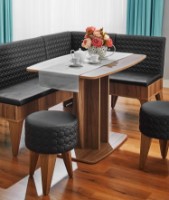 Masă pentru bucătărie Ambianta Pandora 1100x700x740mm Nut