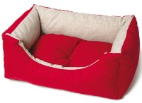 Canapea pentru câini și pisici Record Minimal Cerry & Beige 45x60x16cm