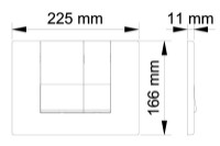 Placă de comandă Visam Alinda (227-004) imaginea #2 — magazin online Desire.md
