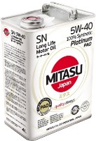 Моторное масло Mitasu Dexos2 Platinum Pao SN 5W40 4L