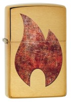 Зажигалка Zippo 29878 Rusty Flame Design фото №1 — интернет-магазин Desire.md