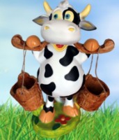 Садовая фигура Figuren Discounter Cow With Cauldrons (Z1869)