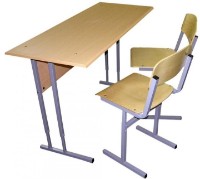 Banca școlara Reglabil + 2 scaune BSMobila Adjustable with 2 chairs 1200*600mm