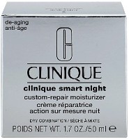 Cremă pentru față Clinique Smart Night Custom Repair Moisturizer Dry/Combination 50ml