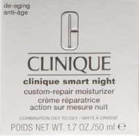 Крем для лица Clinique Smart Night Custom-Repair Moisturizer Combination/Oily 50ml