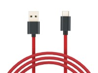 Cablu USB Xiaomi Mi Braided USB Type-C Cable 100cm (Red)