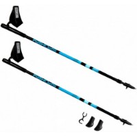 Палки для скандинавской ходьбы Spokey Zigzag II BK/BL Set (927832) фото №2 — интернет-магазин Desire.md