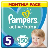 Scutece Pampers Active Baby Junior 5/150pcs