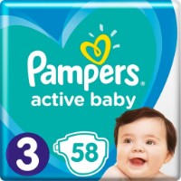Scutece Pampers Active Baby Midi 3/58pcs