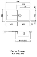 Кухонная мойка Plados Infinity NF9910 NS N6 Deep Black фото №2 — интернет-магазин Desire.md