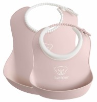 Набор слюнявчиков BabyBjorn Baby Feeding Set Powder Pink (046764A)